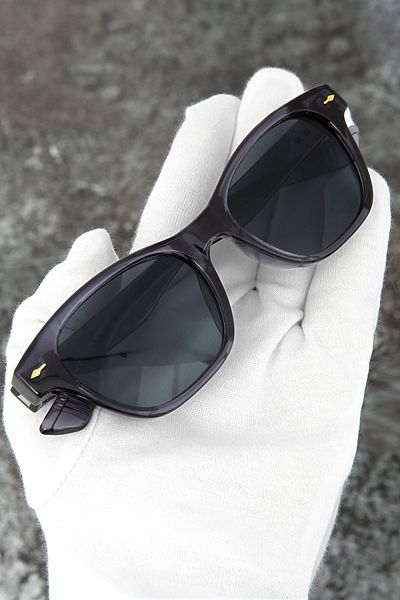 Nilu Moda Smoke Frame Black Glasses Women Men Unisex Sunglasses