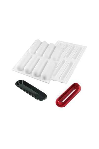silikomart Matră de silicon, cilindrică, 8 cavități