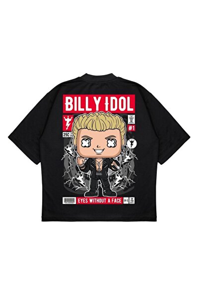 PURE EFFECT Unisex Oversize kroj Billy Idol ruksak Štampano širokog kroja od ...