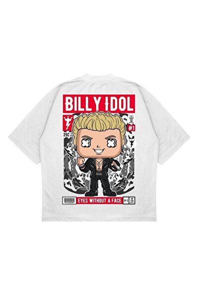 PURE EFFECT Unisex Oversize kroj Billy Idol ruksak Štampano širokog kroja od ...