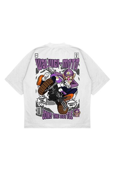 PURE EFFECT Unisex Oversize kroj Waluıgı-moto ruksak Štampano širokog kroja o...