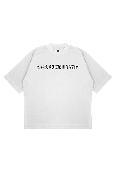 PURE EFFECT تي شيرت ماسترميند سكول راكد من الأمام مطبوع من الأمام للجنسين، مق...