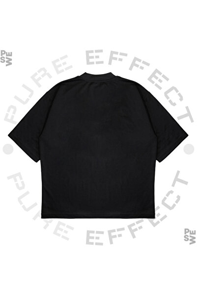 PURE EFFECT Unisex oversize tričko s potiskem Fear Of God Box Fit