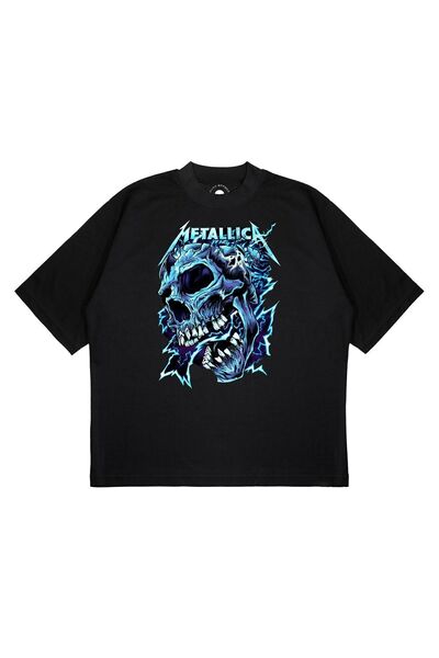 PURE EFFECT Унисекс прекалено голяма метална черепа V1 отпечатана боксерска к...