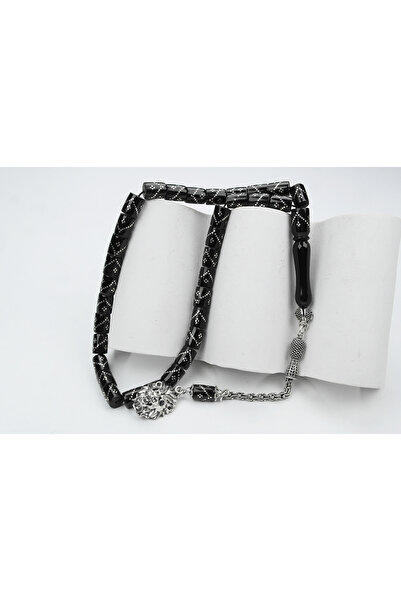 Easy Tedarik Oltu Stone Cut Model Single Zigzag Quadruple Diamond Embroidered...