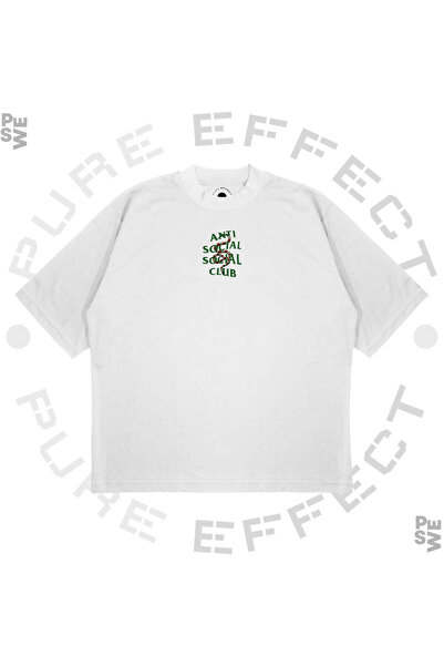 PURE EFFECT Unisex oversize majica sa debelim materijalom i zmijskim printom,...