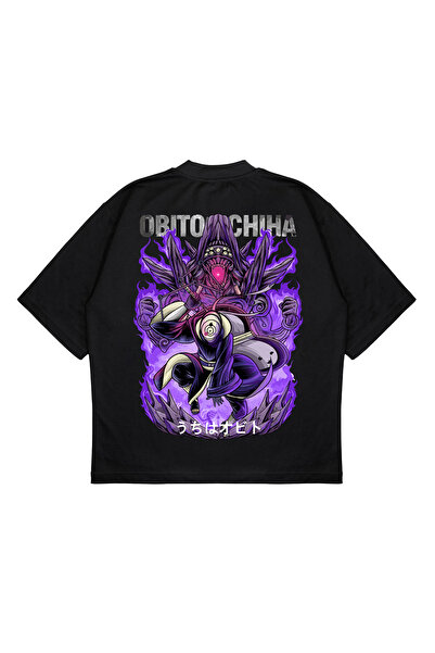 PURE EFFECT Hanorac unisex oversize Naruto Uchiha Box Fit gros