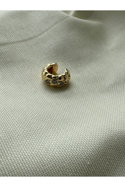 bijuxbymrv Self Patterned Stone Double Color Earcuff (Cartilage Earring)