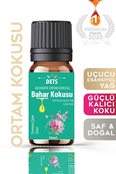 Dets Bahar Kokusu Uçucu Yağı – Buhurdanlık, Difüzör ve Oda Kokusu Esansı, Hav...