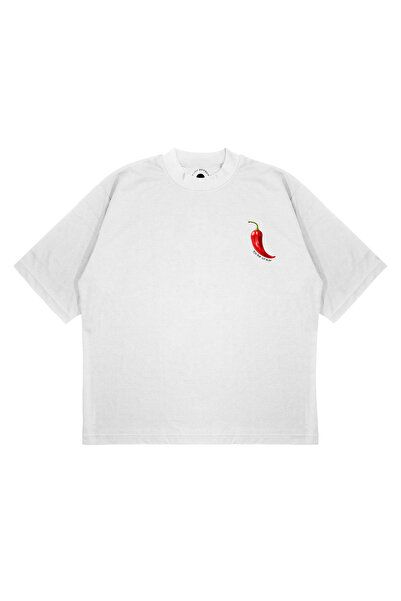 PURE EFFECT Unisex Oversize kroj Ti si tako zgodan Chili Štampano Kutasti kro...