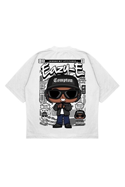 PURE EFFECT Unisex oversize majica sa lako otisnutim leđima, širokog kroja, o...
