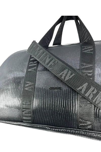 Armine 372 Women's Bag - Black Crocodile