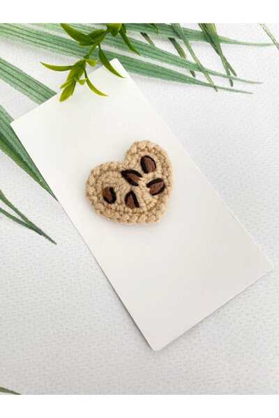 Kadın Girişimciler Atölyesi Newborn Baby Buckle Handmade Leopard Heart Pattern Clip Hairless Baby Buckle Baby Gift
