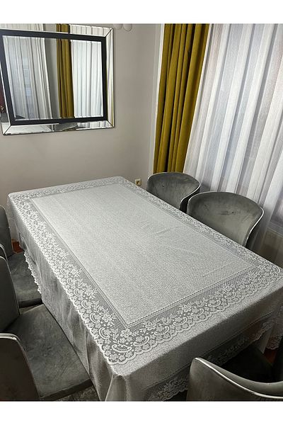 Nizal Home Lacy Tablecloth/ Carefree Guest Coverlet