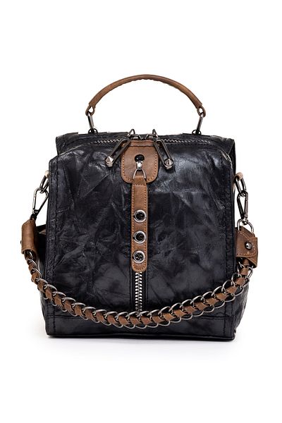 Necati Çanta Τσάντα Wash Leather 3 Λειτουργιών – Τσάντα πλάτης, ώμου και χειρός σε ένα