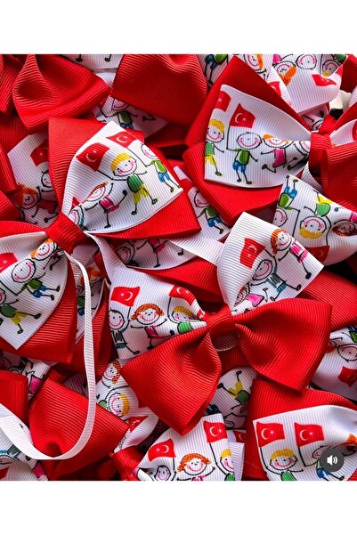 Bayram Temalı Kurdeleli Saç Aksesuarı