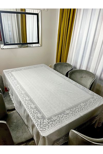 Nizal Home Lacy Tablecloth/ Carefree Guest Coverlet