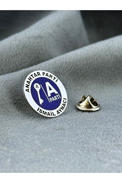 Kuyumcudan A Parti Rozet Gümüş Size Özel İsimli