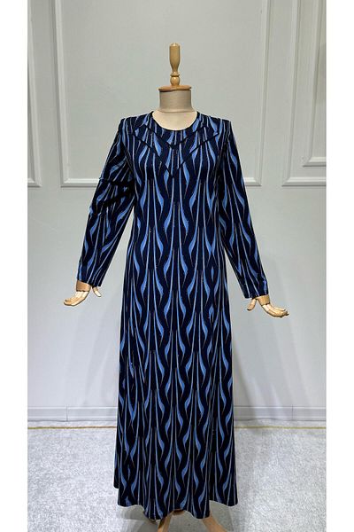 ModaMinar Γυναικείο φόρεμα με γιακά New Season με μοντέλο Glitter Piece Mother