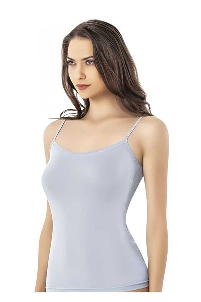 Uniquetrenders Tricou pentru femei cu bretele din frânghie din 6 piese Tricou modal cu detaliu de țevi