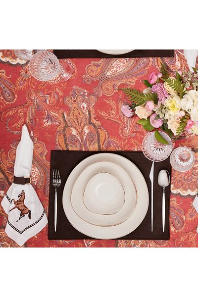 Karaca Leather, 13 Piece Tablecloth Set, Multi