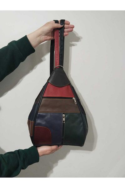 atter Genuine Leather Back Shoulder Bag