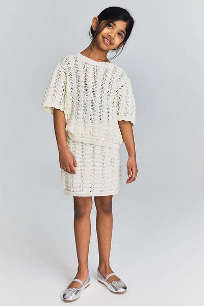 H&M 2-piece pointelle-knit set