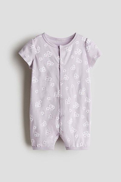 H&M Patterned all-in-one pyjamas