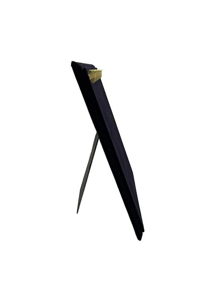 MeGass Dekor Domestic Production Suede Fabric Black Color 20/16 cm Standing Hook Bracelet Display Stand