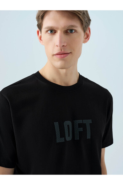 Loft Μαύρο ανδρικό T-Shirt LF2038461