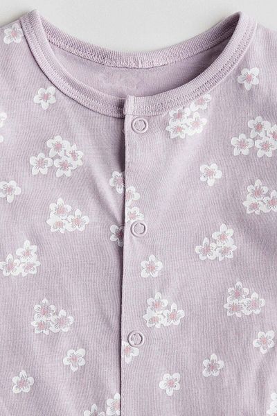 H&M Patterned all-in-one pyjamas