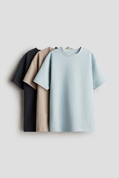 H&M مجموعة من 3 قمصان غوص