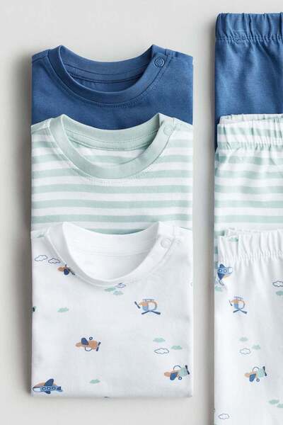 H&M مجموعة من 3 بيجامات