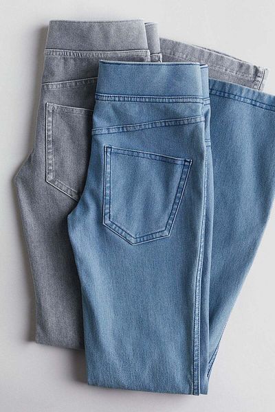 H&M 2-pack flared jersey trousers
