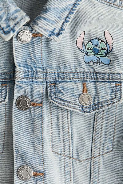 H&M Printed denim jacket