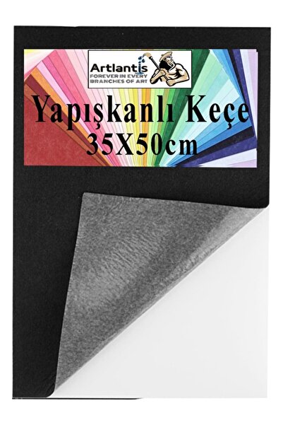 Artlantis Yapışkanlı Keçe 35x50 cm 1 Adet 2.0 mm Kendinden Yapışkanlı Renkli ...