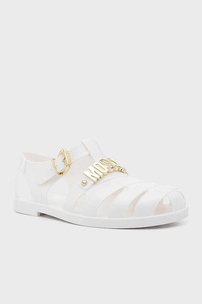 Moschino Lettering Logo Window Sandals Sandals Ma16501G1Mm20100