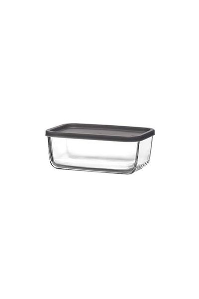 Paşabahçe Anthracite-Grey Snowbox 1200Cc Storage Container