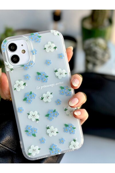 Go Aksesuar Iphone 11 Uyumlu Darbe Önleyici Mat Şeffaf Baskılı Silikon Kılıf