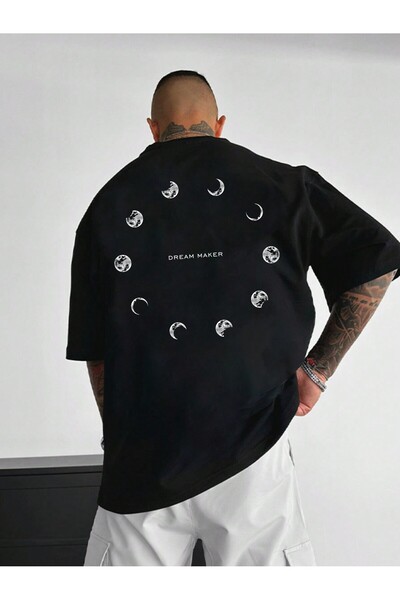 Vordevia Tricou oversize cu imprimeu Moon Dream Maker