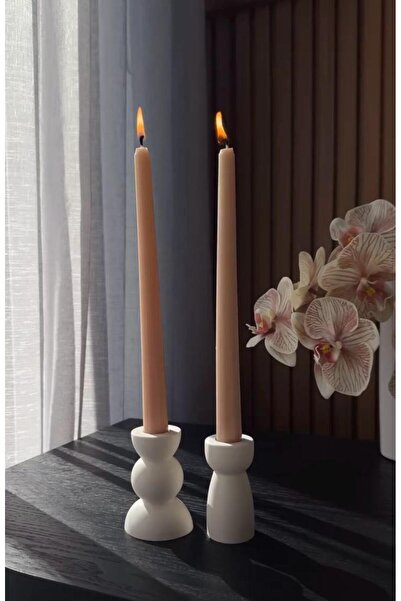 Elan Design Dekoratif 2'li Şamdan Mumluk