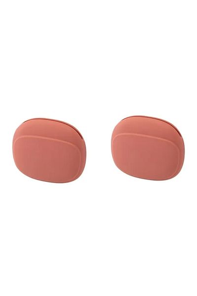 oeny 2pcs red Silicone Earphone Data Cable Storage Box Mini Key Box Lipstick Mini Storage Bag Green Light