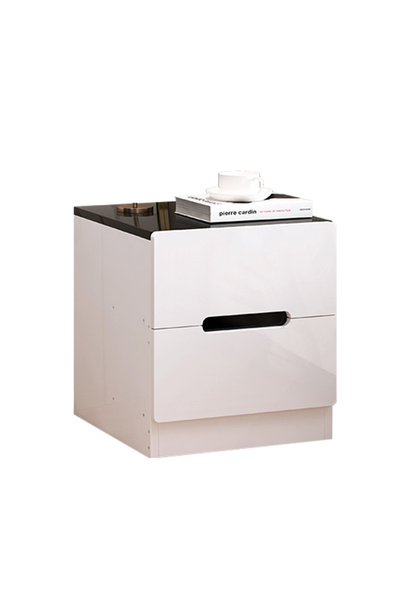 sharpdo European-style Light Luxury Bedside Table With Drawers 40*40*45cm