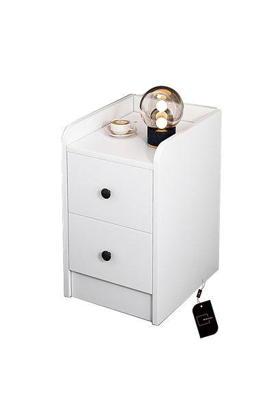 sharpdo European Light Luxury Bedside Table With Double Drawers 30*34*45cm