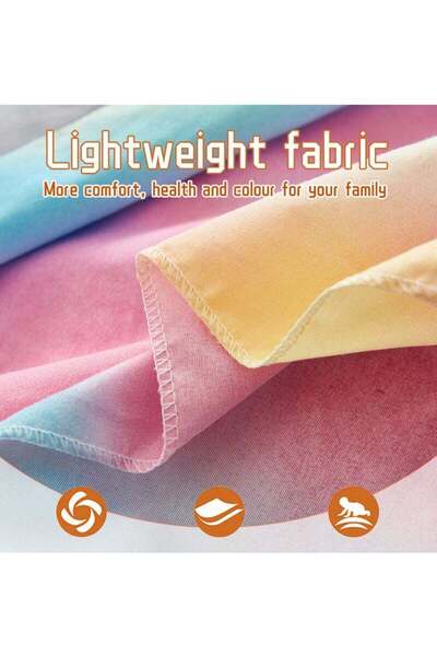 Yelajoy Baby Oversized Dome Bed Canopy,Hanging,Gradient Rainbow Print,Perfect for Sleeping or Decoration