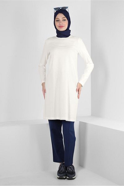 Alvina CYCLING COLLAR FLAT TUNIC 43942