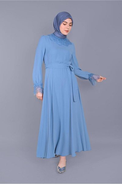Alvina Φόρεμα με λεπτομέρεια δαντέλας και χάντρες 40691