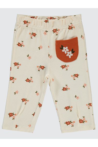 Civil Baby Baby Girl Sweatpants 6-18 Months Ivory
