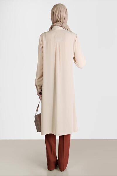 Alvina STONE DETAIL HIDDEN BUTTON TUNIC 42544