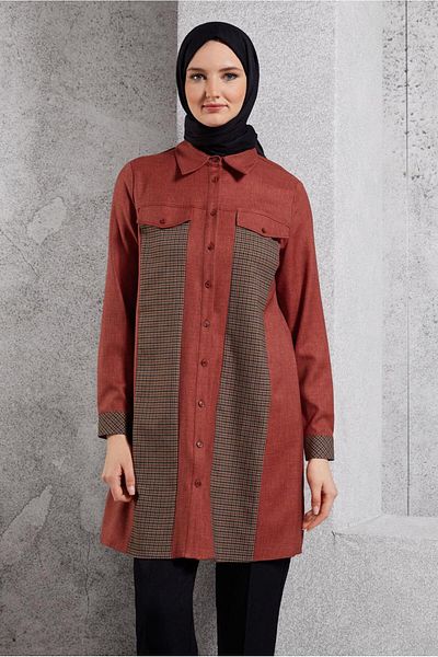 Alvina Shirt Collar Tunic 45163